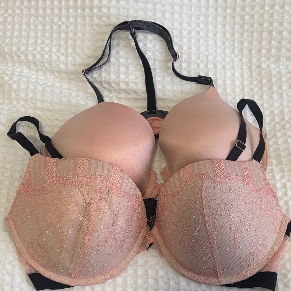 ‼️SALE‼️Victoria's Secret Blush Pink Lace & Racerback Bra BRAND NEW